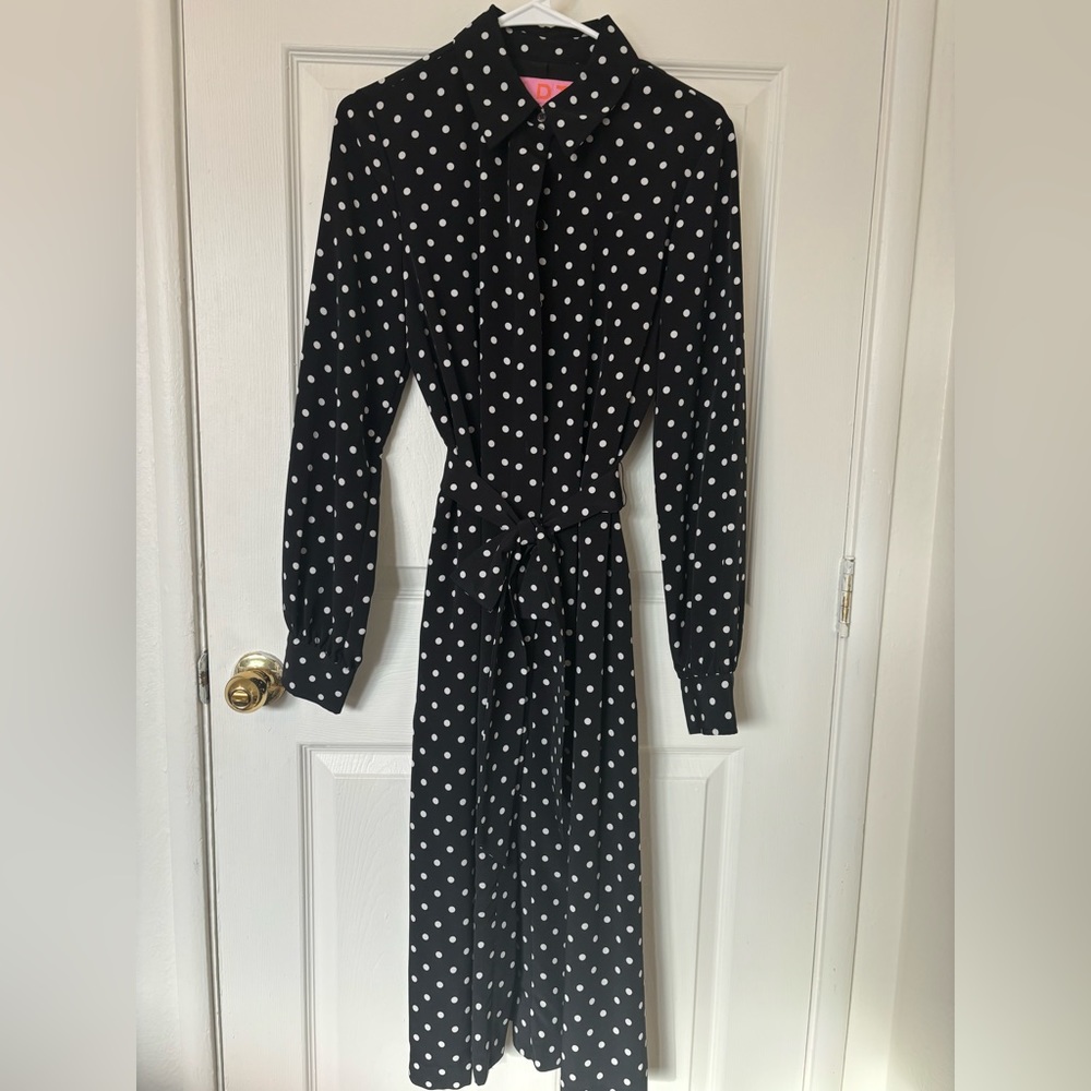 Polkadot, midi dress